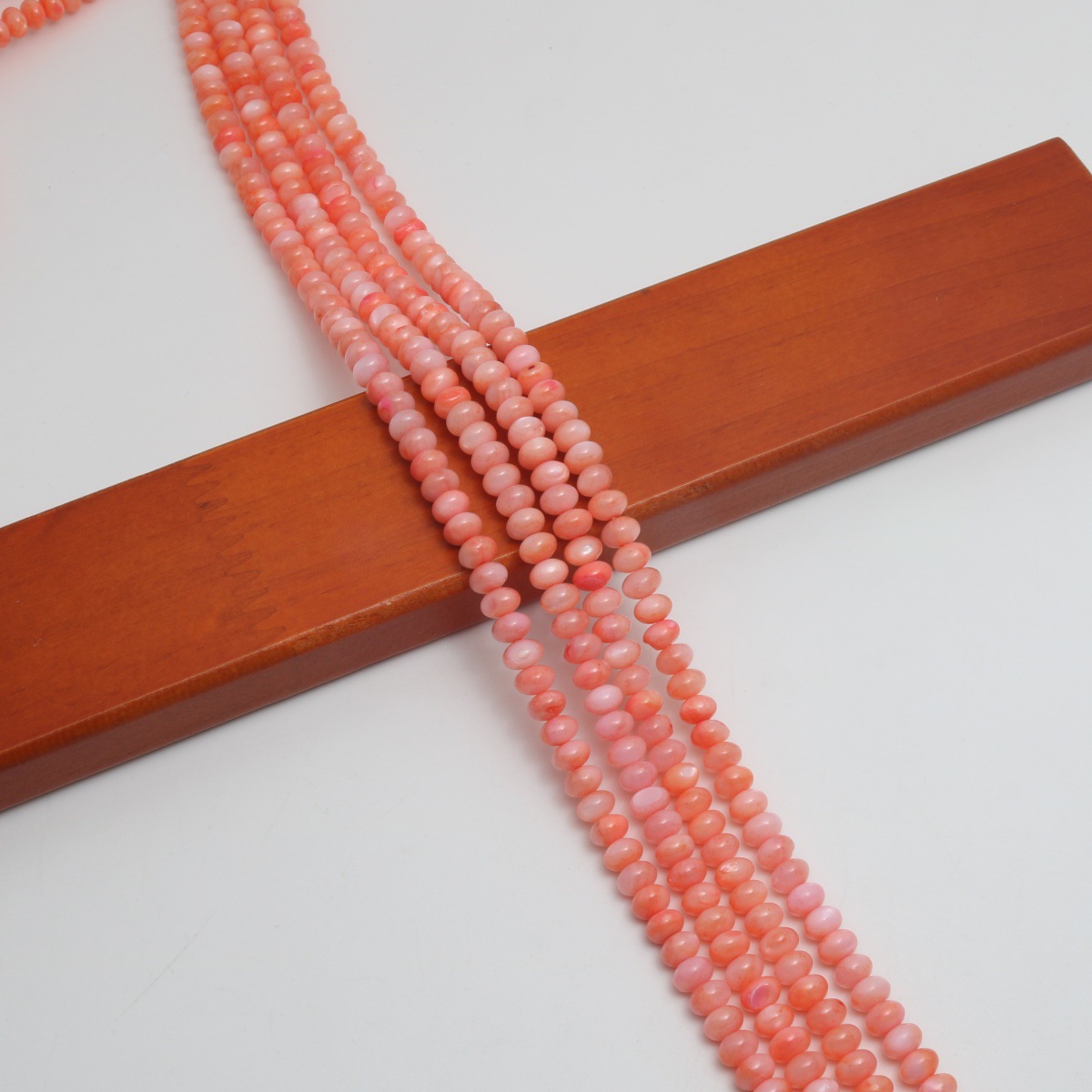 Coral Pink 3.5x5mm (about  105 Pc/Strand)