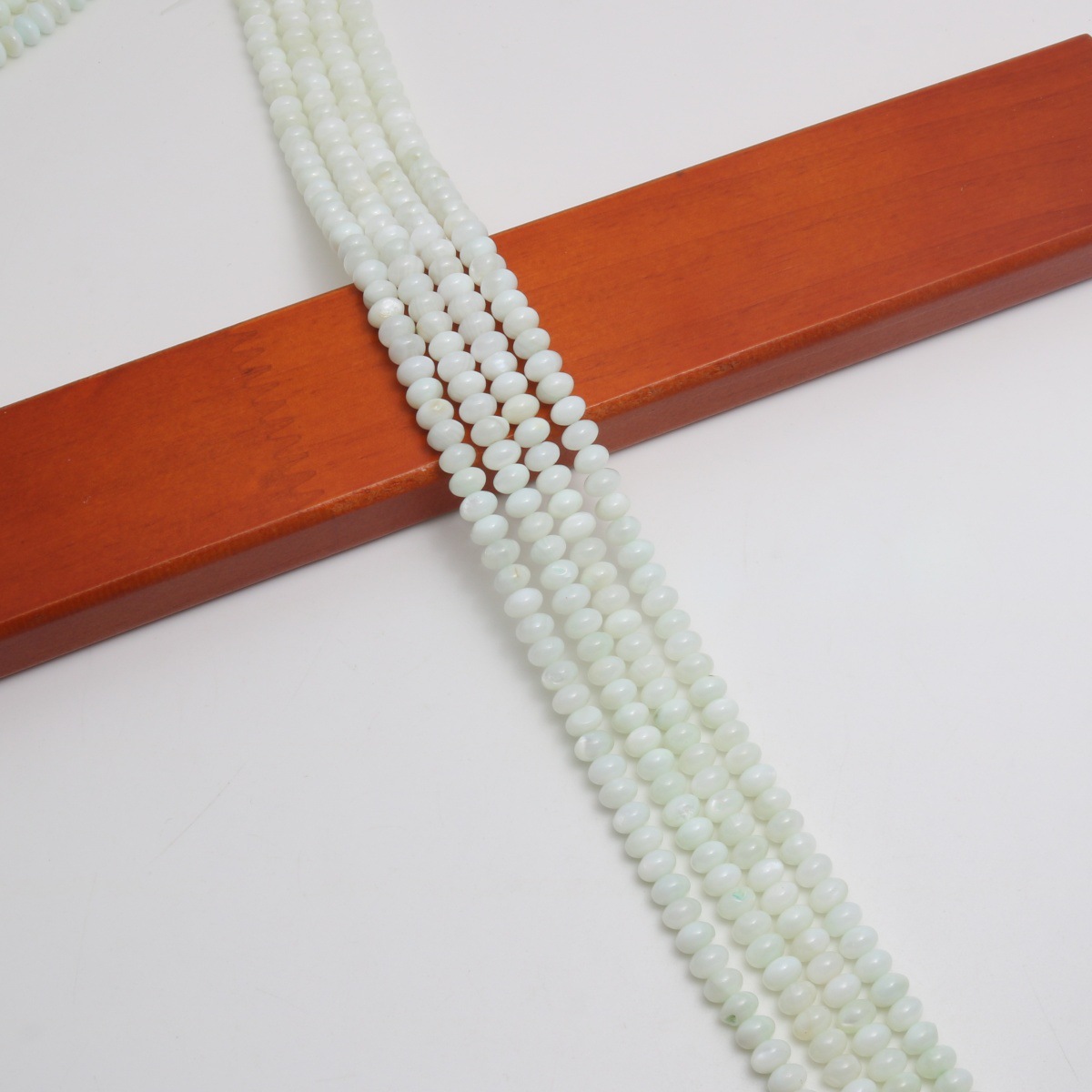 White 3.5x5mm (about  105 Pc/Strand)