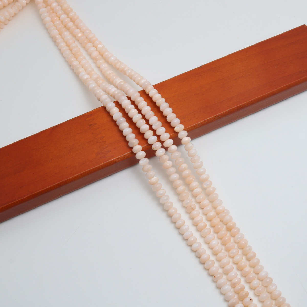 Khaki color 3.5x5mm (about  105 Pc/Strand)