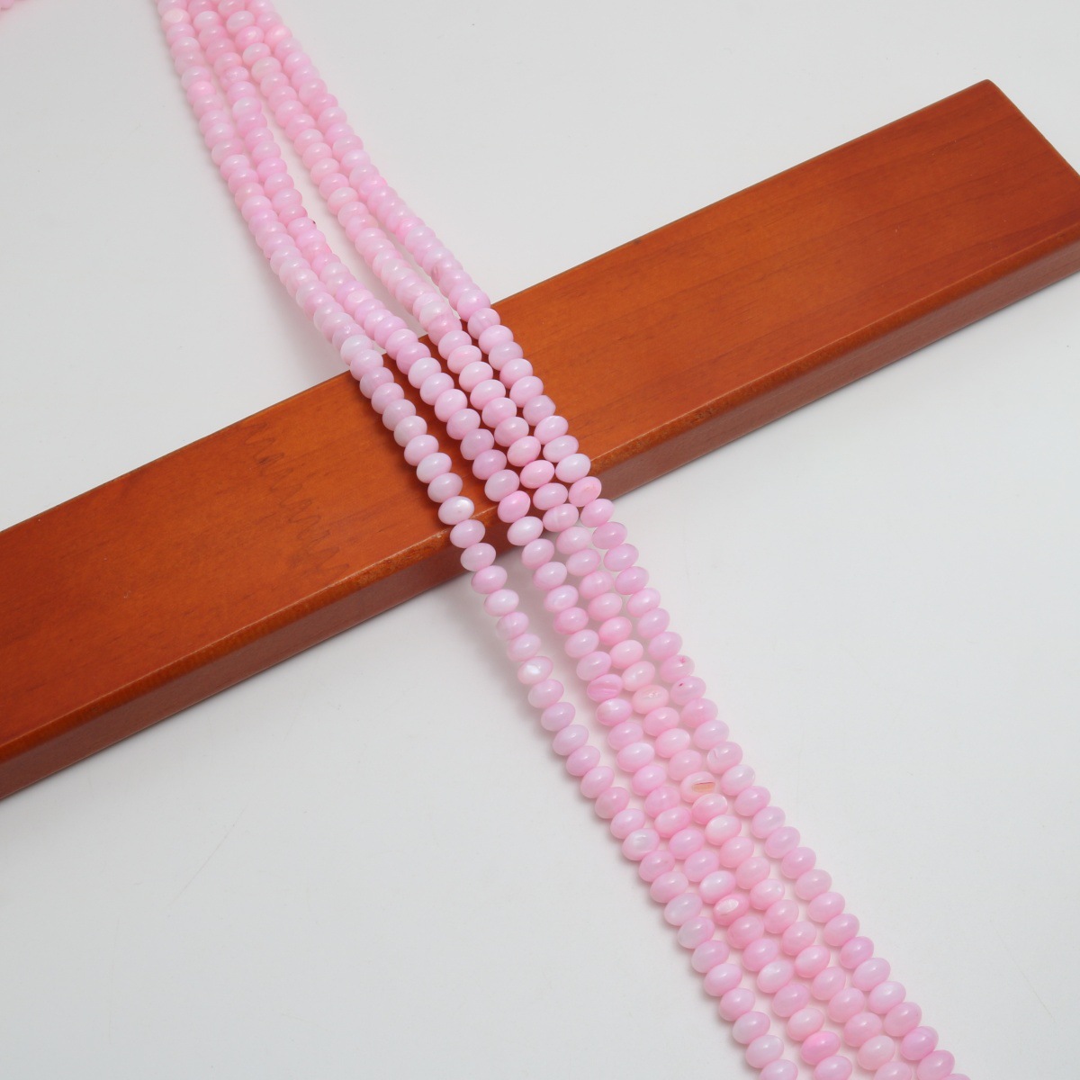 Peach color 3.5x5mm (about  105 Pc/Strand)