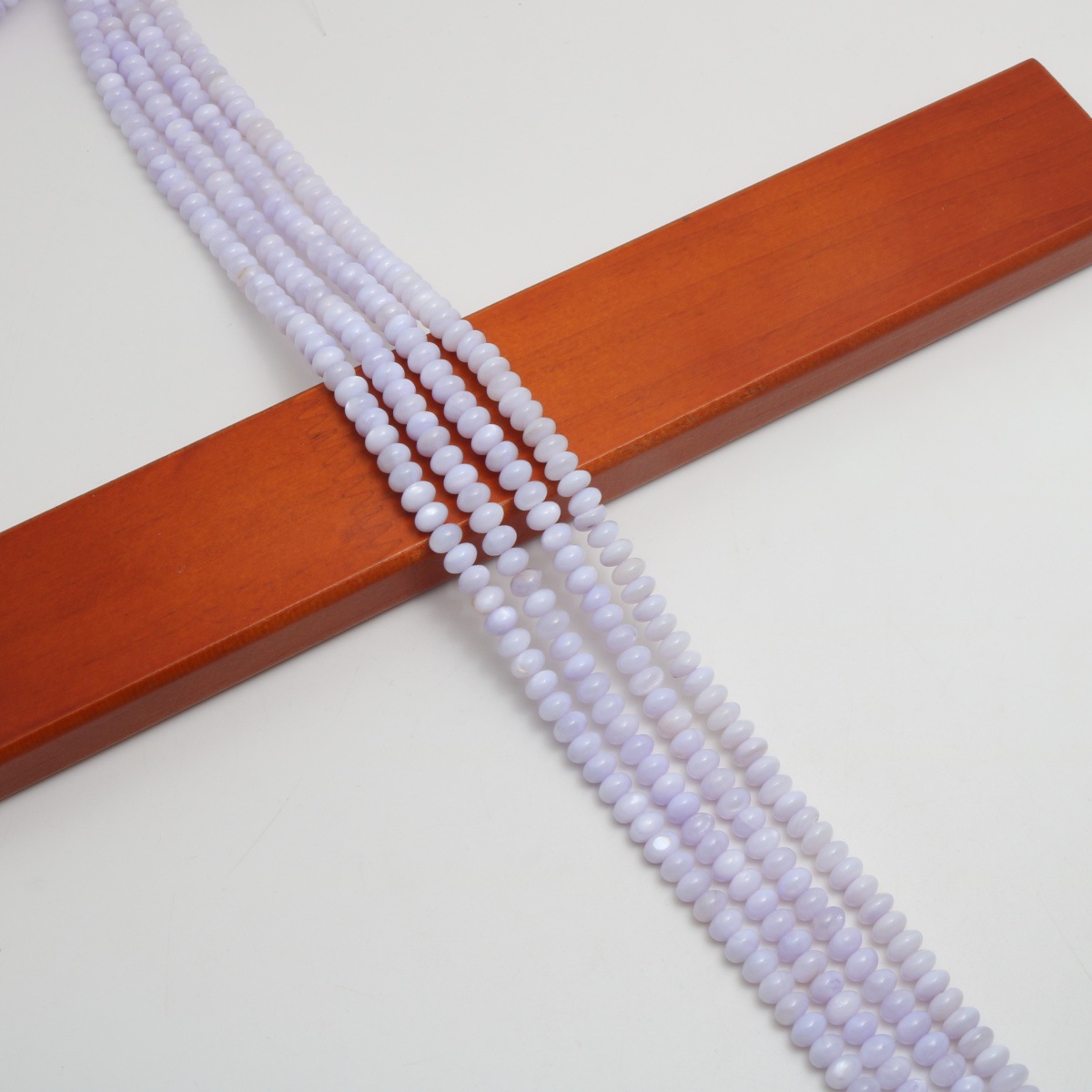 Lavender purple 3.5x5mm (about  105 Pc/Strand)