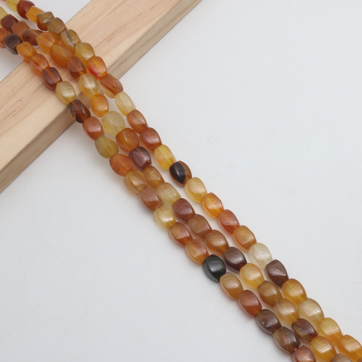 Chocolate color 6mm (about 63 Pc/Strand)