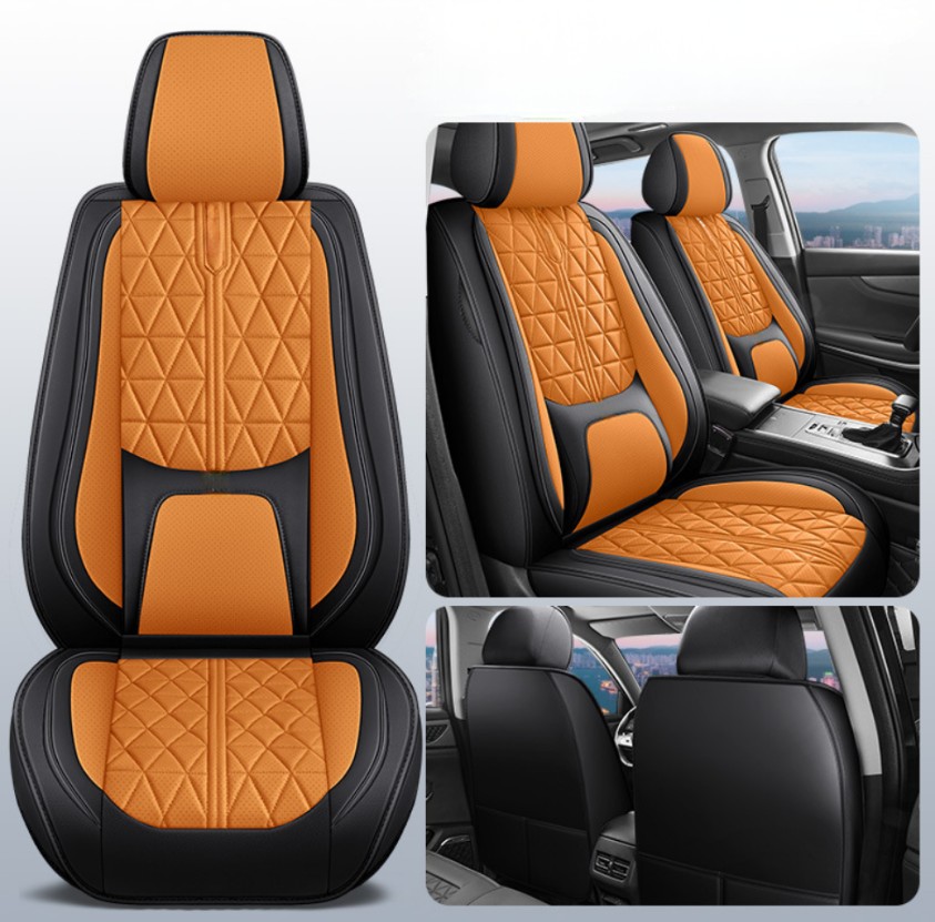black and orange
