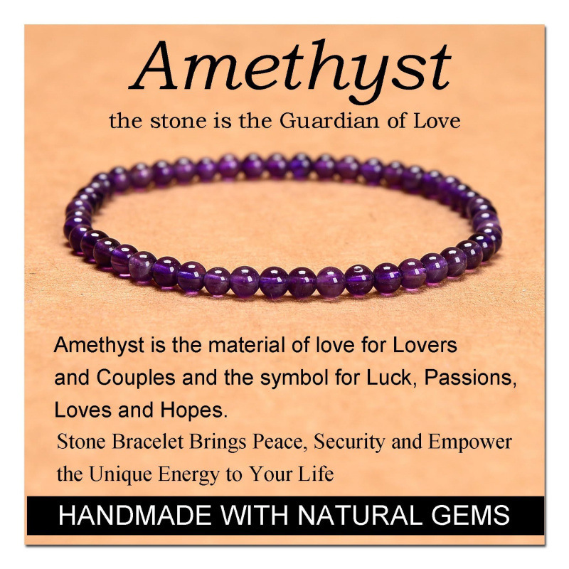 Amethyst 4mm Amethyst