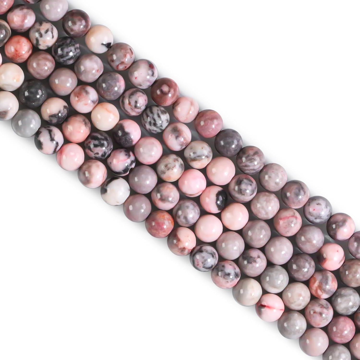 Pink Zebra 12mm about 31 pieces