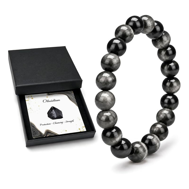 Silver Obsidian 8mm