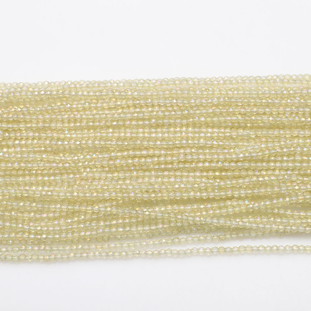 Crystal Yellow 1mm football/160pcs
