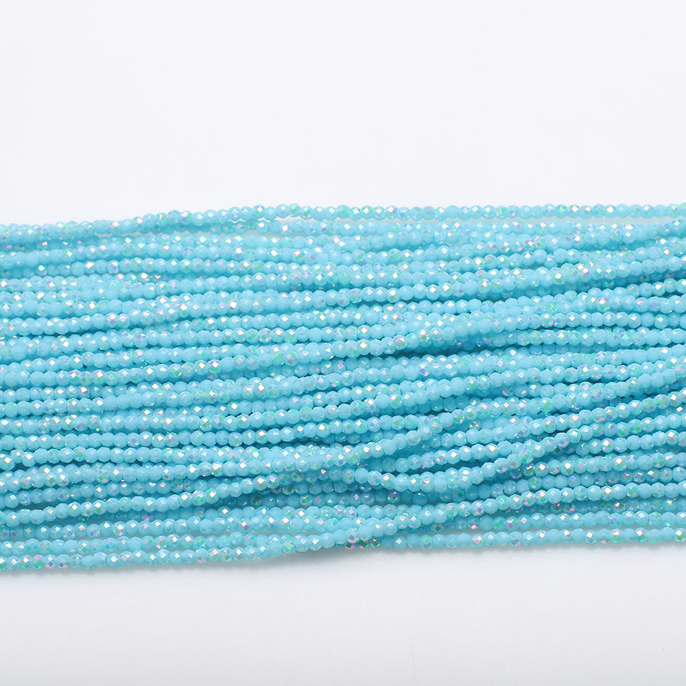 lake blue porcelain half pink green 1mm football/1