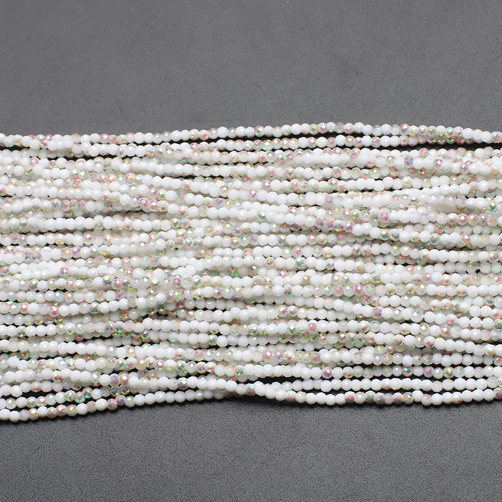 Porcelain white and half pink green 1mm football/1