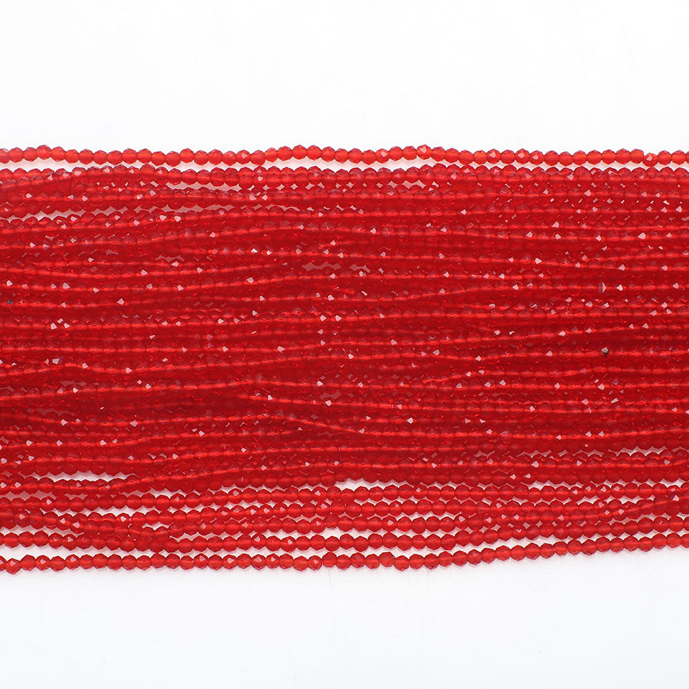 Deep red 1mm football/160pcs