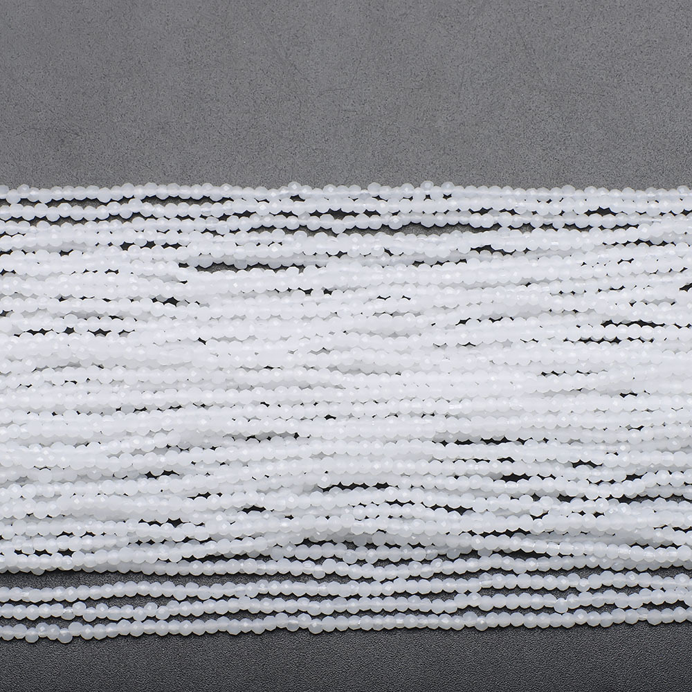 White jade 1mm football/160pcs