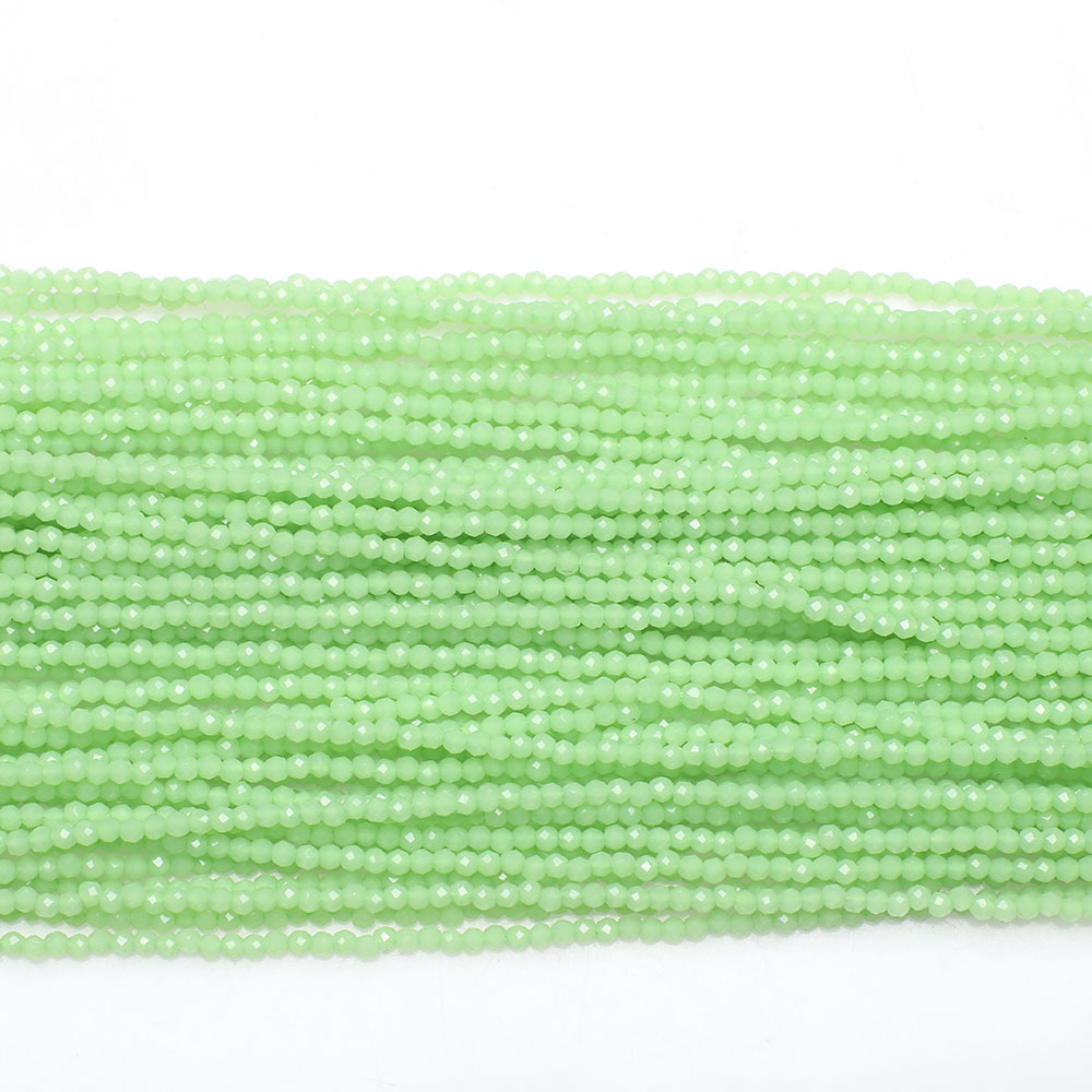 Green jade 1mm football/160pcs
