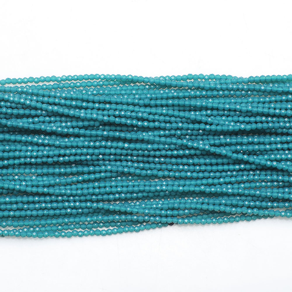Malachite blue porcelain 1mm football/160pcs