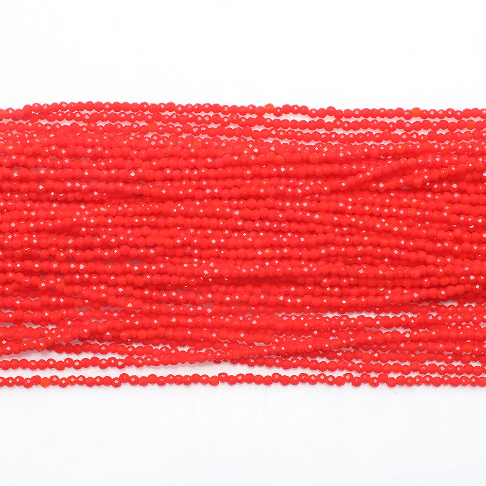 Porcelain red 1mm football/160pcs