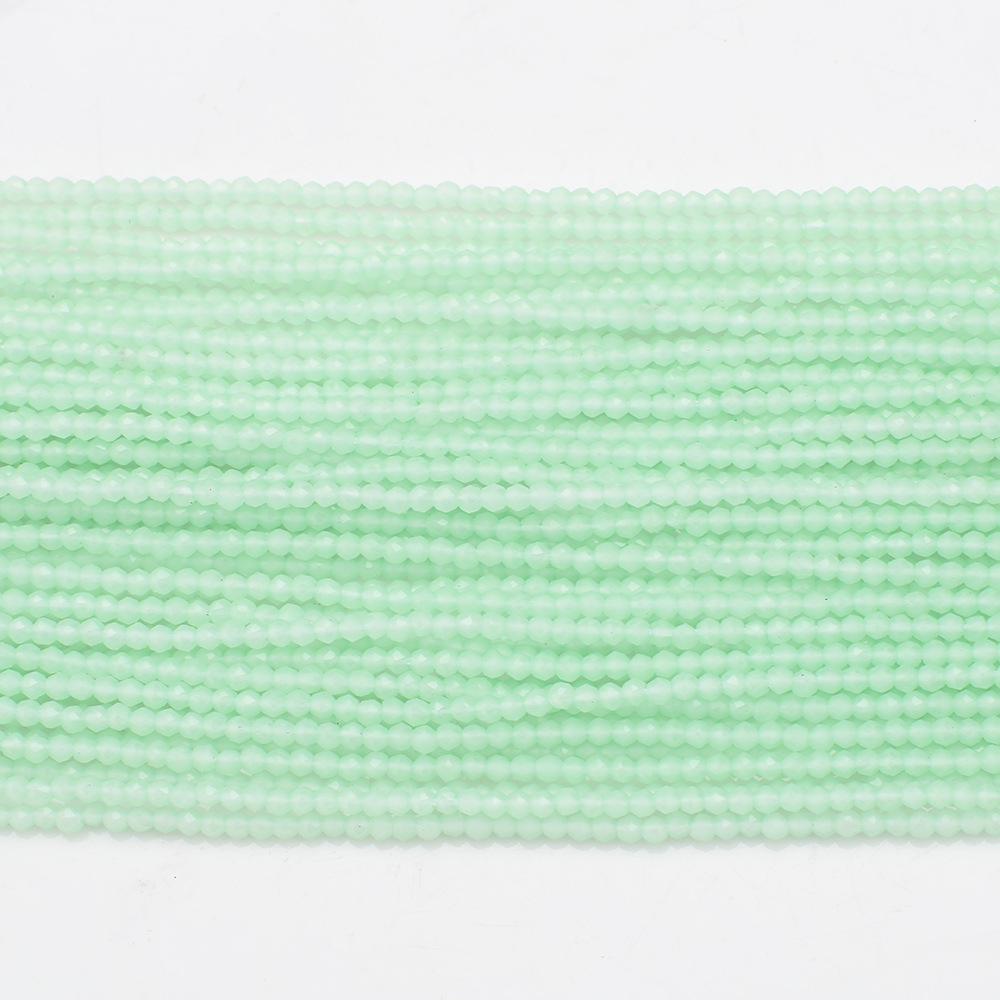 Aqua jade (baked color) 1mm football/160pcs