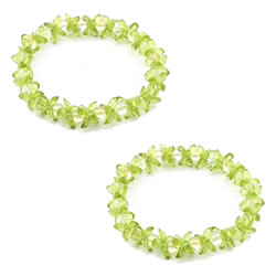 Peridoto Piedra Pulsera