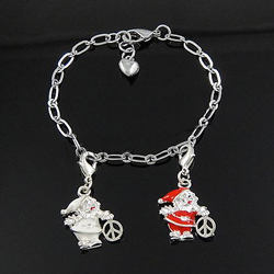 Bracelet de Noël en laiton