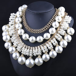 Plastic Pearl Necklace