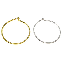 Sterling Silver Hoop Earring Component