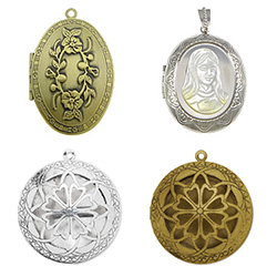 Brass Locket Pendants