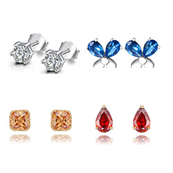 Cubic Zircon (CZ) Stud Earring