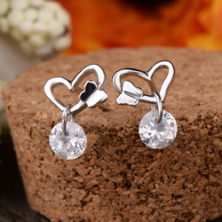 Cubic Zircon (CZ) Drop Earring