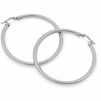 Stainless Steel Hoop Earring Component