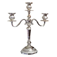 Zinc Alloy Candle Holder