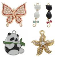 Zinc Alloy Animal Pendants