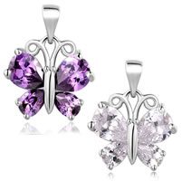 Cubic Zirconia (CZ) Zinc Alloy Pendants