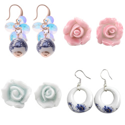 Porcelain Jewelry Earring