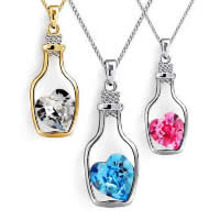 Crystal Zinc Alloy Pendants