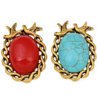 Turquoise Zinc Alloy Pendants