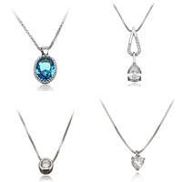 Cubic Zirconia Sterling Silver Necklace