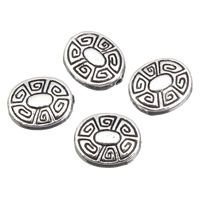 Zinc Alloy Flat Beads