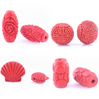 Cinnabar Beads