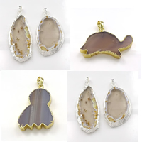 Pendentif Agate grise