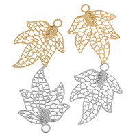 Brass Leaf Pendants