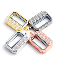 Zinc Alloy Floating Charm Pendant