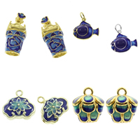 Sterling Silver Cloisonne Pendants