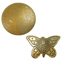 Brass No Hole Pendants