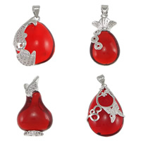 Red Agate Pendants