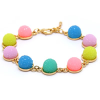 Zinc Alloy Resin Bracelets