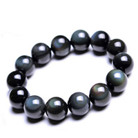 Negro Obsidiana pulsera