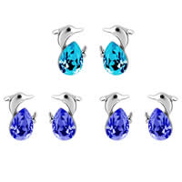 CRYSTALLIZED™ Elements Crystal Zinc Alloy Stud Earring