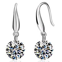 Sterling Silver Cubic Zirconia Earring