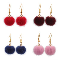 Boucles d'oreilles Pom Pom