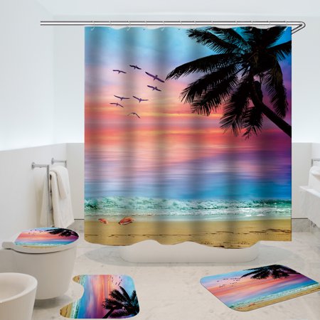 Shower Curtain Mat Sets