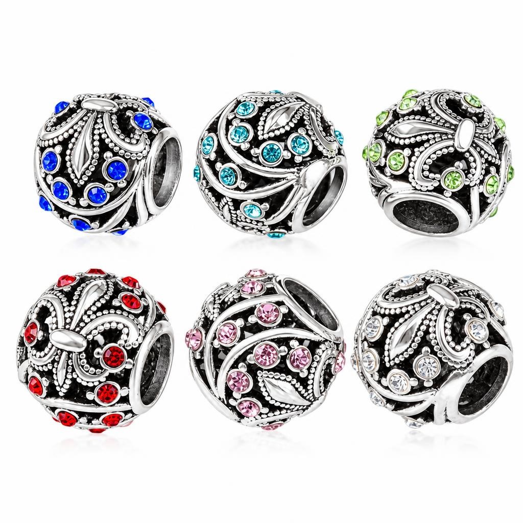 Zinc Alloy European Beads