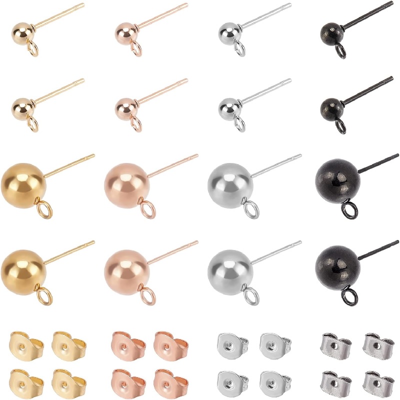 Edelstahl Ohrring Stecker
